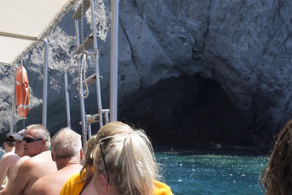 Sea caves boat cruise Antiparos